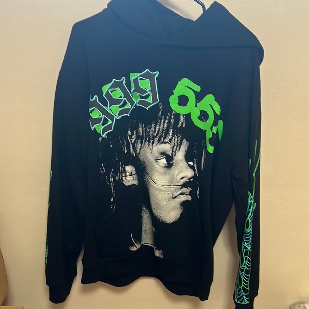 Juice wrld X Sp5der hoodie size L